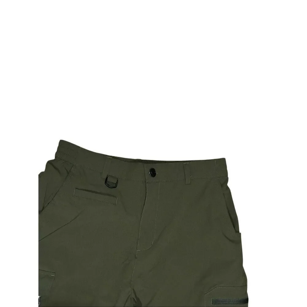 Gradual olive green M outdoor hiking pants nylon